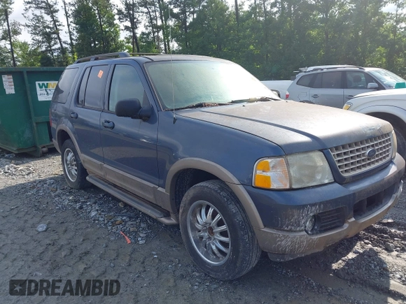 2003 Ford Explorer Eddie Bauer with VIN 1FMDU74W03UC60646, listed as a IAAI auction lot 42329589 with Not provided miles and . Bid and sale history available at DreamBid. Image 1.