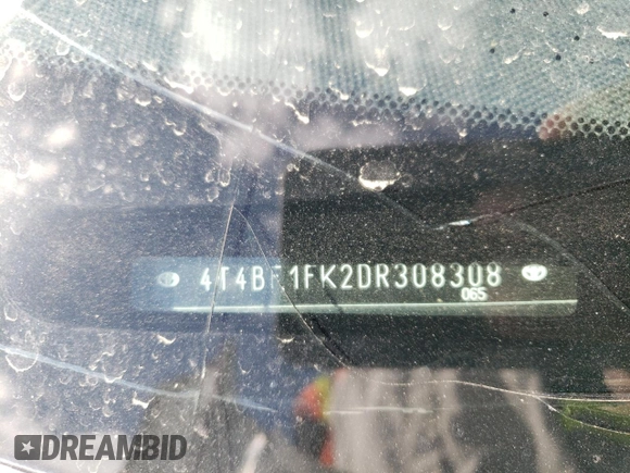 2013 Toyota Camry L with VIN 4T4BF1FK2DR308308, listed as a Copart auction lot 48393555 with Not Provided miles and Non Repairable. Bid and sale history available at carsss.com. Image 13.