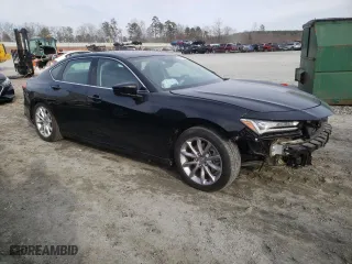 2021 Acura TLX with VIN 19UUB5F38MA000386, listed as a Copart auction lot 45979155 with 26,788 mi miles and Salvage Title. Bid and sale history available at carsss.com. Image 4.