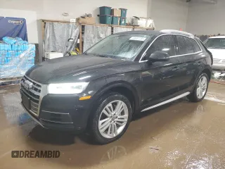 2019 Audi Q5 Premium Plus with VIN WA1BNAFY2K2031796, listed as a Copart auction lot 49651785 with 56,266 mi miles and Salvage Title. Bid and sale history available at carsss.com. Image 1.