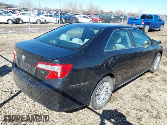 2013 Toyota Camry L with VIN 4T4BF1FK1DR313631, listed as a IAAI auction lot 41738773 with 243,341 mi miles. Bid and sale history available at carsss.com. Image 4.