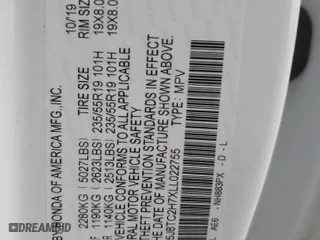 2020 Acura RDX w/Advance Pkg with VIN 5J8TC2H7XLL022755, listed as a Copart auction lot 81921734 with 112,489 mi miles and Salvage Title. Bid and sale history available at carsss.com. Image 15.