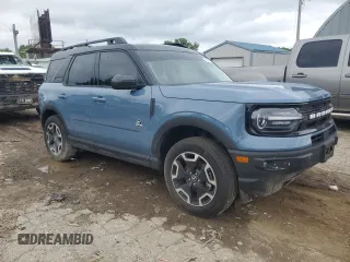 2024 Ford Bronco Sport Outer Banks with VIN 3FMCR9C60RRE07669, listed as a Copart auction lot 58541425 with 19,387 mi miles and Salvage title. Bid and sale history available at DreamBid. Image 4.