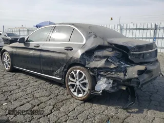 2017 Mercedes-Benz C 300 with VIN 55SWF4JB0HU191947, listed as a Copart auction lot 75603624 with 135,517 mi miles and Salvage title. Bid and sale history available at DreamBid. Image 2.