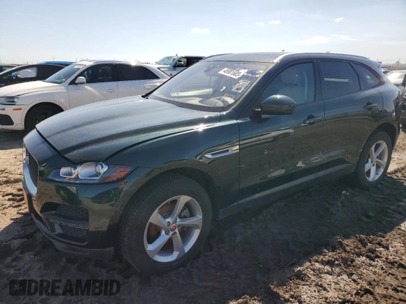 2018 Jaguar F-Pace 20d Premium with VIN SADCJ2FN7JA286177, listed as a Copart auction lot 46901605 with 88,067 mi miles and Clean Title. Bid and sale history available at DreamBid. Image 1.