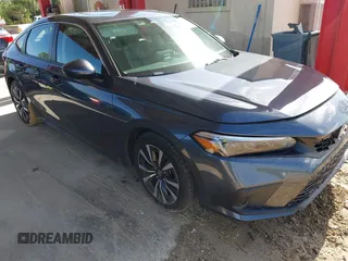 2023 Honda Civic EX-L with VIN 19XFL1H72PE005243, listed as a IAAI auction lot 42622764 with 30,378 mi miles and . Bid and sale history available at DreamBid. Image 1.