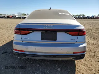 2021 Audi A8 with VIN WAU8DAF8XMN006873, listed as a Copart auction lot 73983464 with 46,867 mi miles and Salvage Title. Bid and sale history available at carsss.com. Image 6.