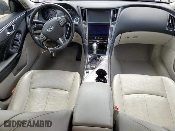 2014 Infiniti Q50 Premium with VIN JN1BV7AR4EM685459, listed as a Copart auction lot 50620545 with 85,351 mi miles and Salvage Title. Bid and sale history available at carsss.com. Image 8.