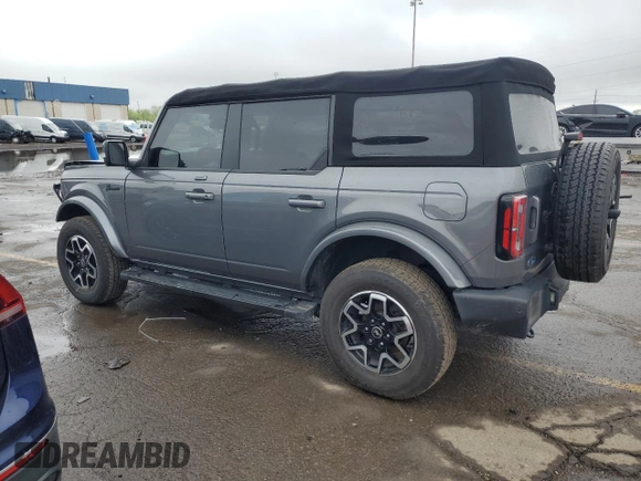2022 Ford Bronco with VIN 1FMDE5DH3NLA98846, listed as a Copart auction lot 55818355 with 32,120 mi miles and Salvage title. Bid and sale history available at DreamBid. Image 2.