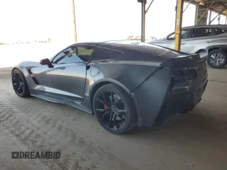2017 Chevrolet Corvette Grand Sport 2LT z VIN 1G1YX2D76H5115808, wystawiony jako Copart lot #57915575 z przebiegiem 24 597 mil mil oraz Szkoda całkowita • Salvage title. Historia ofert i sprzedaży dostępna na DreamBid. Obrazek 2.
