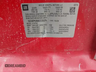 2014 Chevrolet Silverado 1500 Work Truck with VIN 1GCVKPEH0EZ255239, listed as a IAAI auction lot 41810917 with 132,821 mi miles and . Bid and sale history available at DreamBid. Image 9.