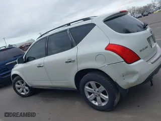 2007 Nissan Murano SL with VIN JN8AZ08W97W626418, listed as a IAAI auction lot 41801228 with 206,287 mi miles. Bid and sale history available at carsss.com. Image 14.