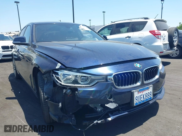 2017 BMW 3 Series 330i with VIN WBA8B9G37HNU54209, listed as a IAAI auction lot 42714703 with 55,024 mi miles and . Bid and sale history available at DreamBid. Image 6.