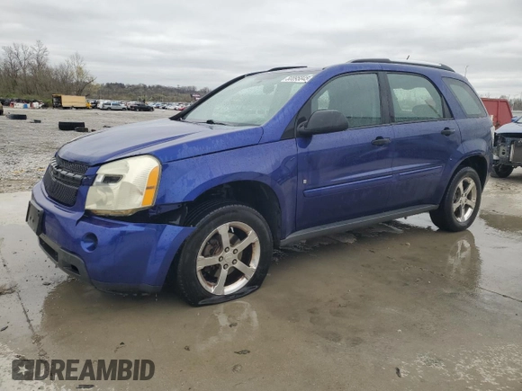 2007 Chevrolet Equinox LS with VIN 2CNDL23F776005066, listed as a Copart auction lot 50895845 with 175,303 mi miles and Salvage Title. Bid and sale history available at carsss.com. Image 1.