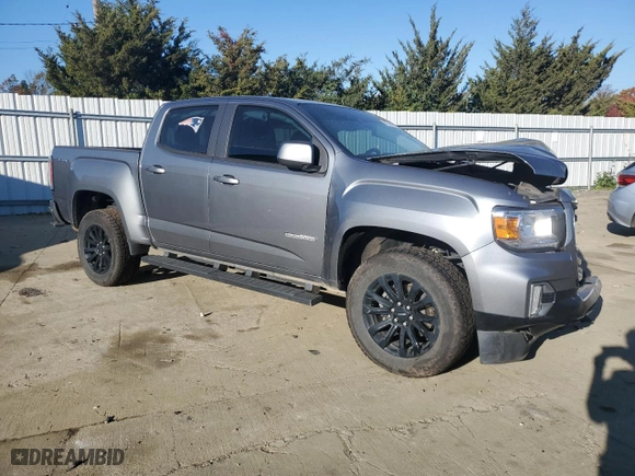 2022 GMC Canyon 4WD Elevation with VIN 1GTG6CEN6N1133253, listed as a Copart auction lot 76743744 with 85,149 mi miles and Salvage Title. Bid and sale history available at carsss.com. Image 4.