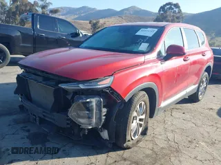 2020 Hyundai Santa Fe SE with VIN 5NMS23AD1LH137619, listed as a IAAI auction lot 41425753 with 72,587 mi miles. Bid and sale history available at carsss.com. Image 20.