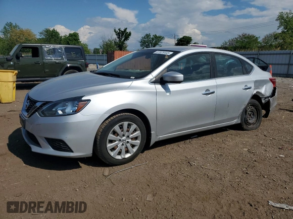 2017 Nissan Sentra SV z VIN 3N1AB7AP3HY282867, wystawiony jako Copart lot #57025445 z przebiegiem 79 690 mil mil oraz Szkoda całkowita • Salvage title. Historia ofert i sprzedaży dostępna na DreamBid. Obrazek 1.