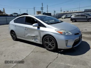 2014 Toyota Prius Four z VIN JTDKN3DU0E0379145, wystawiony jako Copart lot #53071185 z przebiegiem 185 077 mil mil oraz Szkoda całkowita • Salvage title. Historia ofert i sprzedaży dostępna na DreamBid. Obrazek 4.