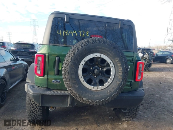 2023 Ford Bronco z VIN 1FMEE5DP2PLA95399, wystawiony jako IAAI lot #41899728 z przebiegiem 16 199 mil mil oraz . Historia ofert i sprzedaży dostępna na DreamBid. Obrazek 17.