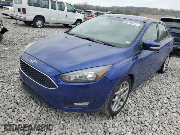 2015 Ford Focus SE with VIN 1FADP3F26FL313168, listed as a Copart auction lot 52369435 with 112,580 mi miles and Salvage Title. Bid and sale history available at carsss.com. Image 1.