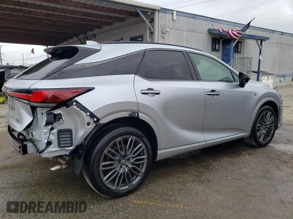 2023 Lexus RX with VIN 2T2BCMEA2PC003891, listed as a Copart auction lot 45638134 with 8,064 mi miles. Bid and sale history available at carsss.com. Image 3.
