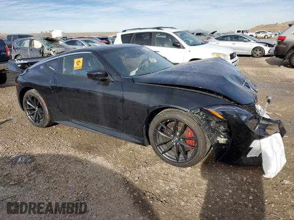 2023 Nissan Z Performance with VIN JN1BZ4BH6PM311169, listed as a Copart auction lot 87867905 with 27,203 mi miles and Salvage title. Bid and sale history available at DreamBid. Image 4.
