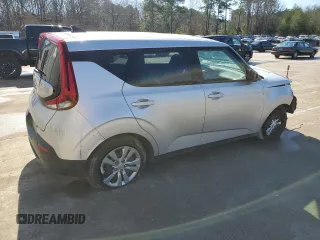 2020 Kia Soul LX with VIN KNDJ23AU2L7102414, listed as a Copart auction lot 48180095 with 98,371 mi miles and Salvage Title. Bid and sale history available at carsss.com. Image 3.