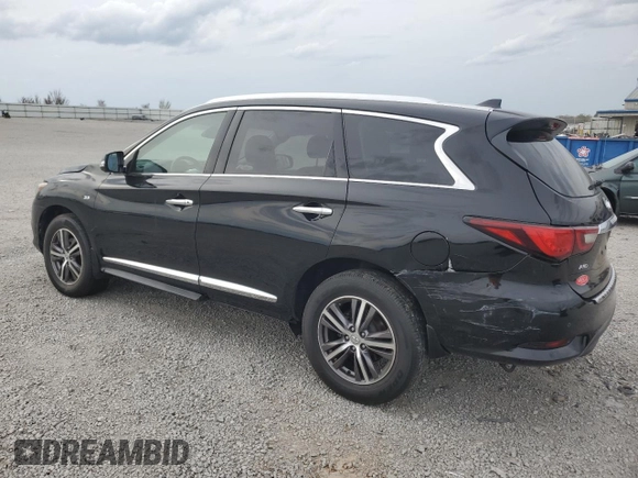 2019 Infiniti QX60 Luxe with VIN 5N1DL0MM2KC555163, listed as a Copart auction lot 51551215 with 98,246 mi miles and Salvage title. Bid and sale history available at DreamBid. Image 2.