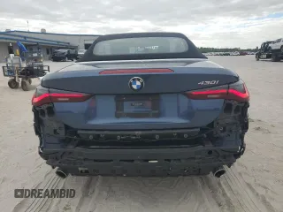 2021 BMW 4 Series 430i with VIN WBA23AT09MCG81555, listed as a Copart auction lot 81284974 with 18,219 mi miles and Salvage title. Bid and sale history available at DreamBid. Image 6.