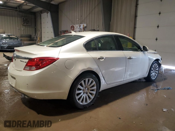2013 Buick Regal Turbo Premium 2 with VIN 2G4GT5GV7D9123404, listed as a Copart auction lot 41871245 with 98,962 mi miles and Salvage title. Bid and sale history available at DreamBid. Image 3.