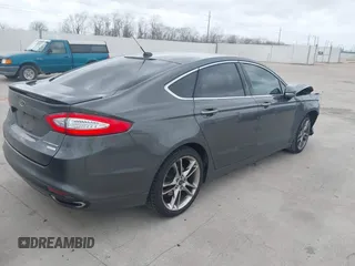 2015 Ford Fusion Titanium with VIN 3FA6P0K95FR181919, listed as a IAAI auction lot 41744443 with 127,572 mi miles. Bid and sale history available at carsss.com. Image 4.