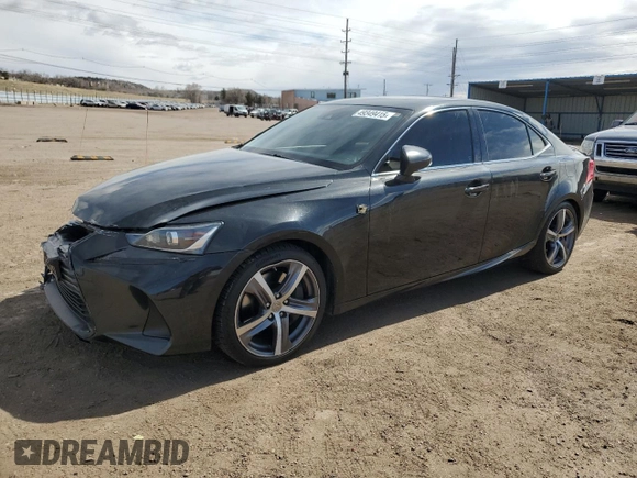 2017 Lexus IS 300 with VIN JTHCM1D29H5018836, listed as a Copart auction lot 49349415 with 76,456 mi miles and Salvage title. Bid and sale history available at DreamBid. Image 1.