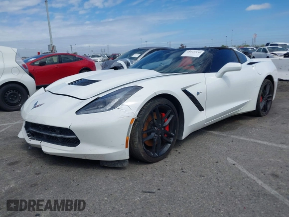 2016 Chevrolet Corvette Z51 3LT z VIN 1G1YM2D76G5116786, wystawiony jako IAAI lot #41815554 z przebiegiem 67 466 mil mil oraz . Historia ofert i sprzedaży dostępna na DreamBid. Obrazek 2.