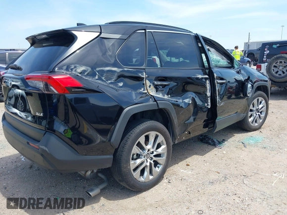 2024 Toyota RAV4 XLE Premium with VIN 2T3C1RFV3RC268293, listed as a IAAI auction lot 42217522 with 22,456 mi miles and . Bid and sale history available at DreamBid. Image 4.