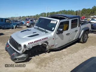 2024 Jeep Gladiator Rubicon z VIN 1C6JJTBG7RL110754, wystawiony jako Copart lot #46889945 z przebiegiem 5 481 mil mil oraz Szkoda całkowita • Salvage title. Historia ofert i sprzedaży dostępna na DreamBid. Obrazek 1.
