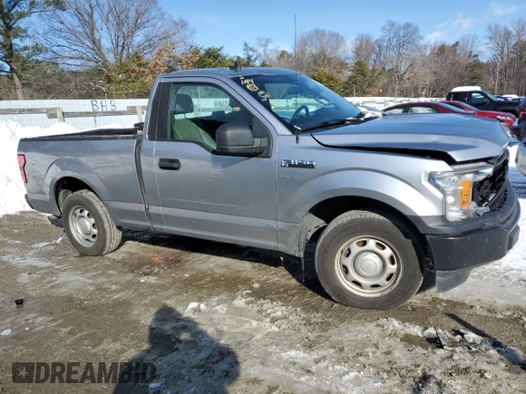 2020 Ford F-150 XL with VIN 1FTMF1CB8LKF47836, listed as a Copart auction lot 86547094 with 155,543 mi miles and Salvage Title. Bid and sale history available at carsss.com. Image 4.
