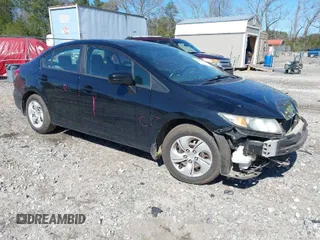2015 Honda Civic Sedan LX with VIN 19XFB2E57FE061088, listed as a IAAI auction lot 41815595 with 157,248 mi miles. Bid and sale history available at carsss.com. Image 1.