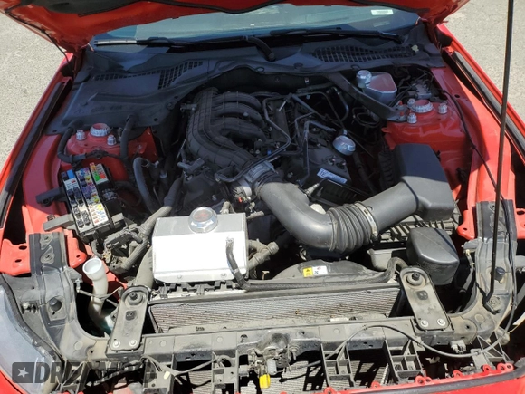 2015 Ford Mustang V6 with VIN 1FATP8EM9F5382940, listed as a Copart auction lot 56762445 with 47,155 mi miles and Salvage title. Bid and sale history available at DreamBid. Image 11.