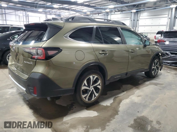 2022 Subaru Outback Limited with VIN 4S4BTANC3N3268678, listed as a Copart auction lot 62884035 with 37,360 mi miles and Salvage title. Bid and sale history available at DreamBid. Image 3.