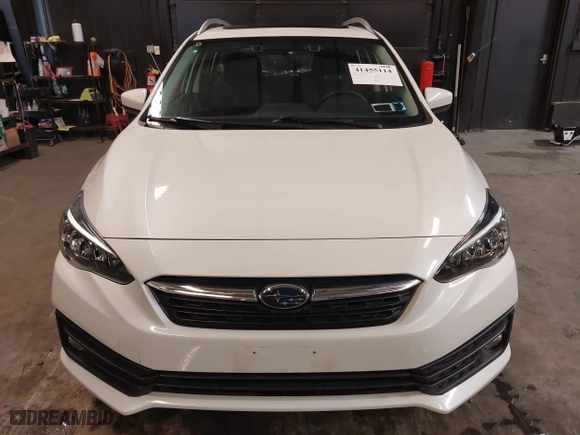 2022 Subaru Impreza Premium with VIN 4S3GTAD60N3725730, listed as a IAAI auction lot 41455114 with 35,854 mi miles. Bid and sale history available at carsss.com. Image 13.