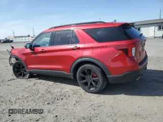 2022 Ford Explorer ST with VIN 1FM5K8GC3NGB02451, listed as a Copart auction lot 54717345 with 48,599 mi miles and Salvage Title. Bid and sale history available at carsss.com. Image 2.