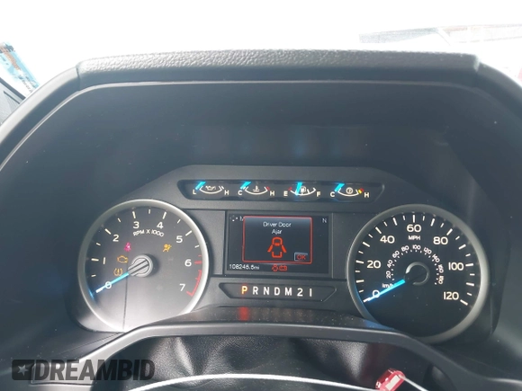 2017 Ford F-150 XL with VIN 1FTEW1CF1HFA70545, listed as a IAAI auction lot 41740423 with 108,245 mi miles and . Bid and sale history available at DreamBid. Image 7.