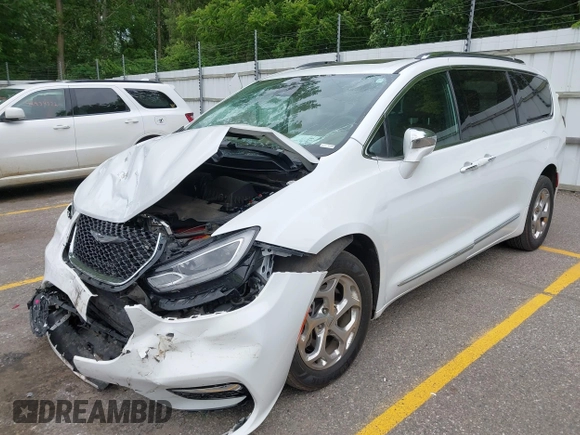 2021 Chrysler Pacifica Limited with VIN 2C4RC3GG8MR508358, listed as a IAAI auction lot 42470026 with 94,040 mi miles and . Bid and sale history available at DreamBid. Image 17.