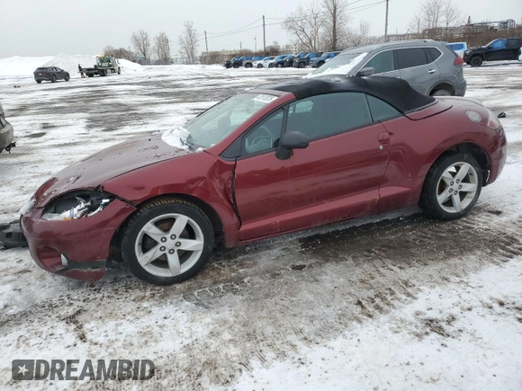 2007 Mitsubishi Eclipse GS with VIN 4A3AL25F47E061575, listed as a Copart auction lot 47517875 with 171,747 mi miles and Salvage Title. Bid and sale history available at DreamBid. Image 1.