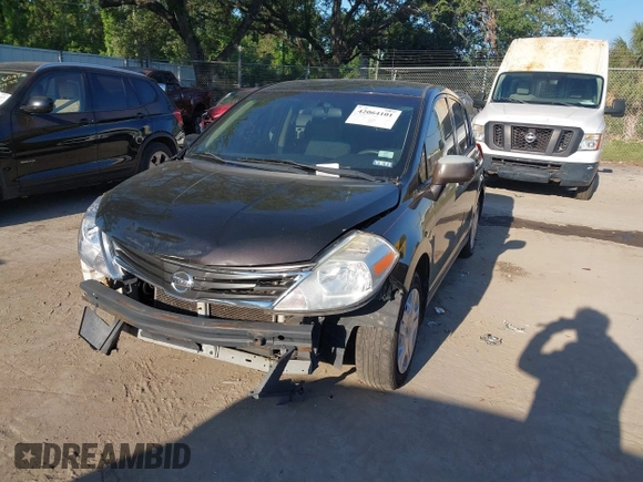 2012 Nissan Versa S with VIN 3N1BC1CP8CK201207, listed as a IAAI auction lot 42064101 with 206,514 mi miles. Bid and sale history available at carsss.com. Image 2.