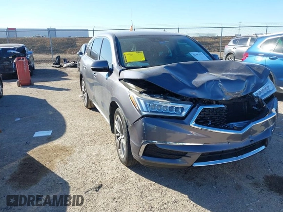 2020 Acura MDX w/Technology Pkg with VIN 5J8YD3H50LL003946, listed as a IAAI auction lot 41407372 with 24,076 mi miles. Bid and sale history available at carsss.com. Image 1.