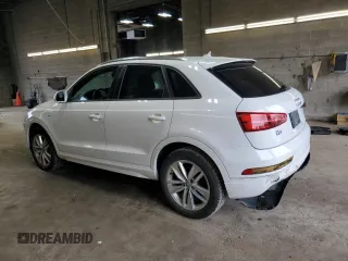 2018 Audi Q3 Premium with VIN WA1BCCFS9JR000127, listed as a Copart auction lot 58555755 with 60,295 mi miles and Salvage title. Bid and sale history available at DreamBid. Image 2.