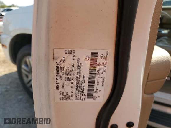 2007 Mercury Mountaineer Premier with VIN 4M2EU48817UJ22083, listed as a Copart auction lot 75449764 with 199,315 mi miles and Salvage Title. Bid and sale history available at carsss.com. Image 15.