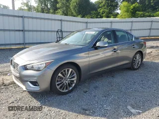 2018 Infiniti Q50 Luxe с VIN JN1EV7AP3JM350828, выставлен на аукционе Copart как лот 56943575 с пробегом 39 686 миль миль и Списание • Salvage title. История ставок и продаж доступна на DreamBid. Изображение 1.