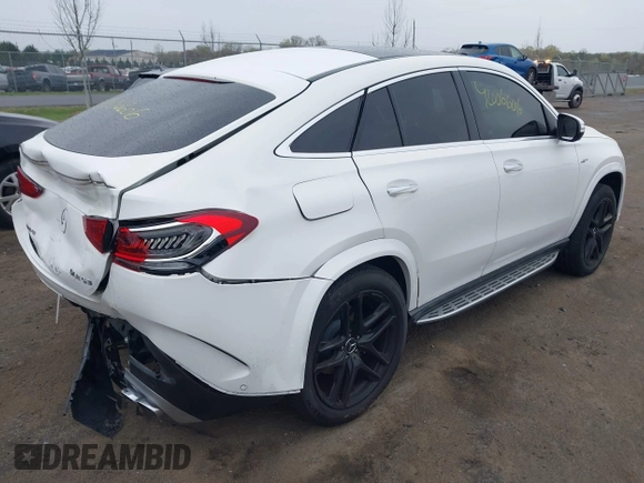 2021 Mercedes-Benz GLE 53 AMG with VIN 4JGFD6BB6MA250046, listed as a IAAI auction lot 42006606 with 65,198 mi miles and . Bid and sale history available at DreamBid. Image 4.